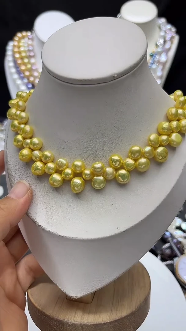 颈饰未镶嵌淡水珍珠多人