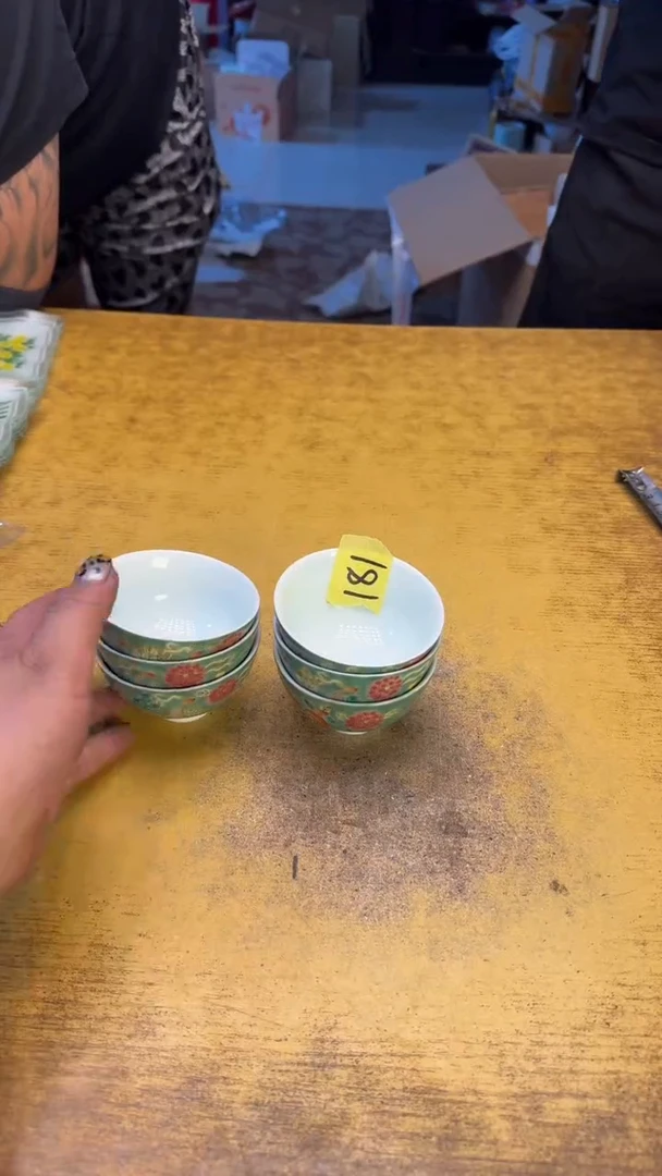 阿**子瓷器瓷器瑕疵破破181六件