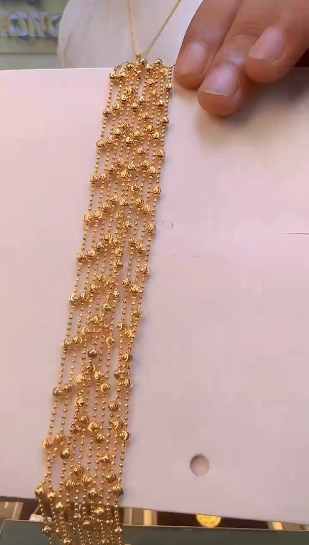 42cm固定不可调节切面幻影隔珠链3.03g（多样性发货）