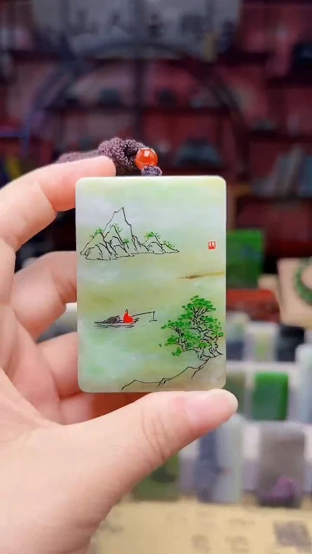 未镶嵌独山玉颈饰34