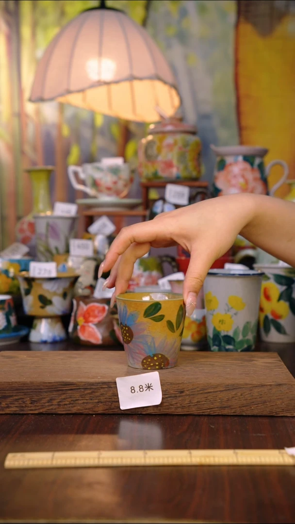 摆件泥垚手作 景德镇手工手绘器物