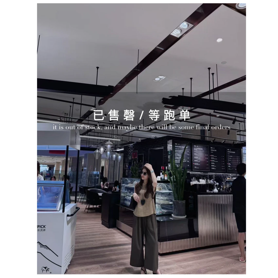 807~简奢美～老钱风天然亚麻无袖重工手工编织亚麻金丝上衣女夏