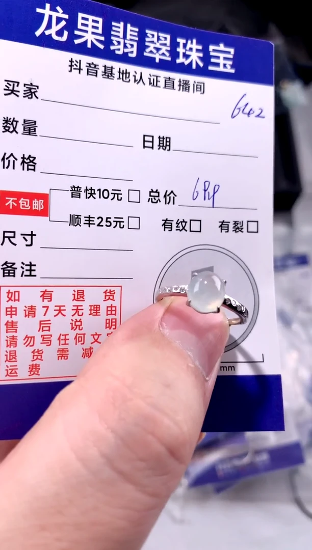 颈饰未镶嵌翡翠戒子642