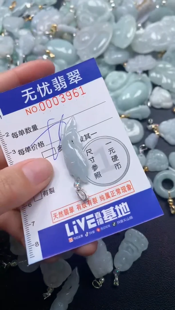 颈饰未镶嵌翡翠3961