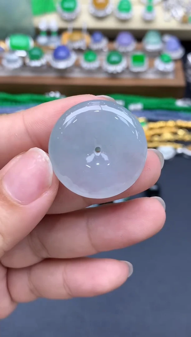 翡翠未镶嵌颈饰212-春日珠宝