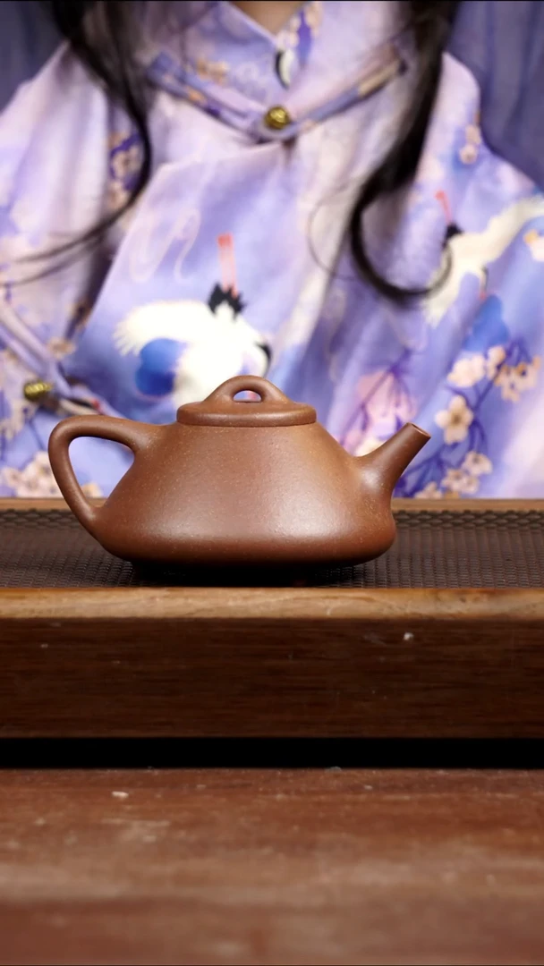 茶壶紫砂桃花泥子冶250CC