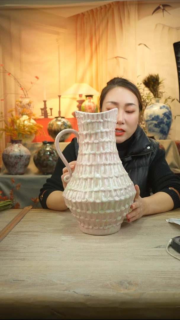 高34口12陶瓷瓷花瓶