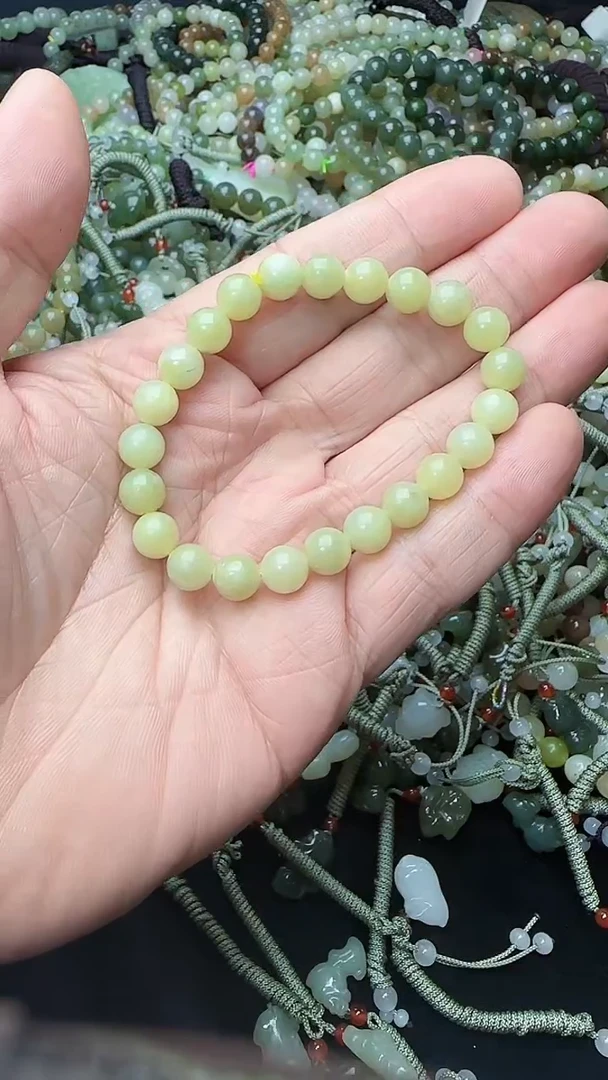 和田玉未镶嵌颈饰拍一发一