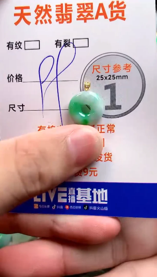颈饰18K金镶嵌翡翠14006266