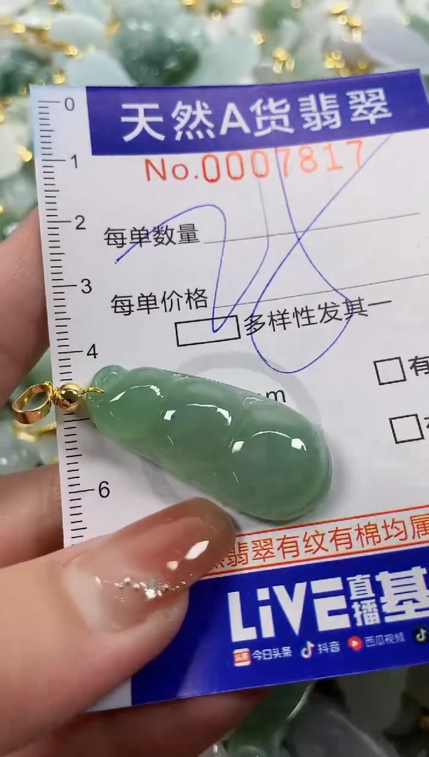 颈饰未镶嵌翡翠天然A货翡翠