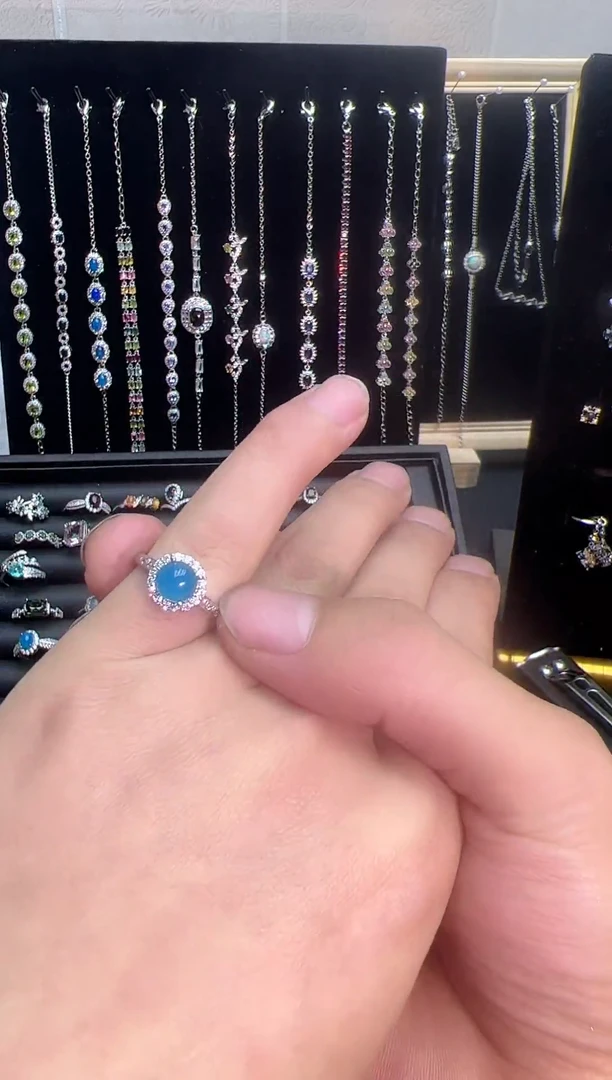 【闪购商品】欧泊戒指银S925镶嵌0000000000