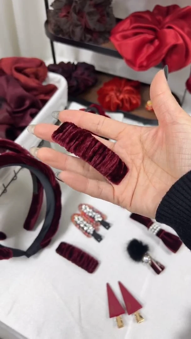 非金属布艺简约发饰