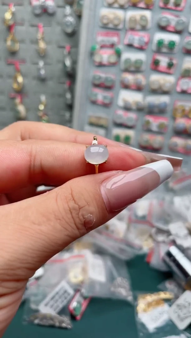 翡翠银S925镶嵌吊坠(不含链)、