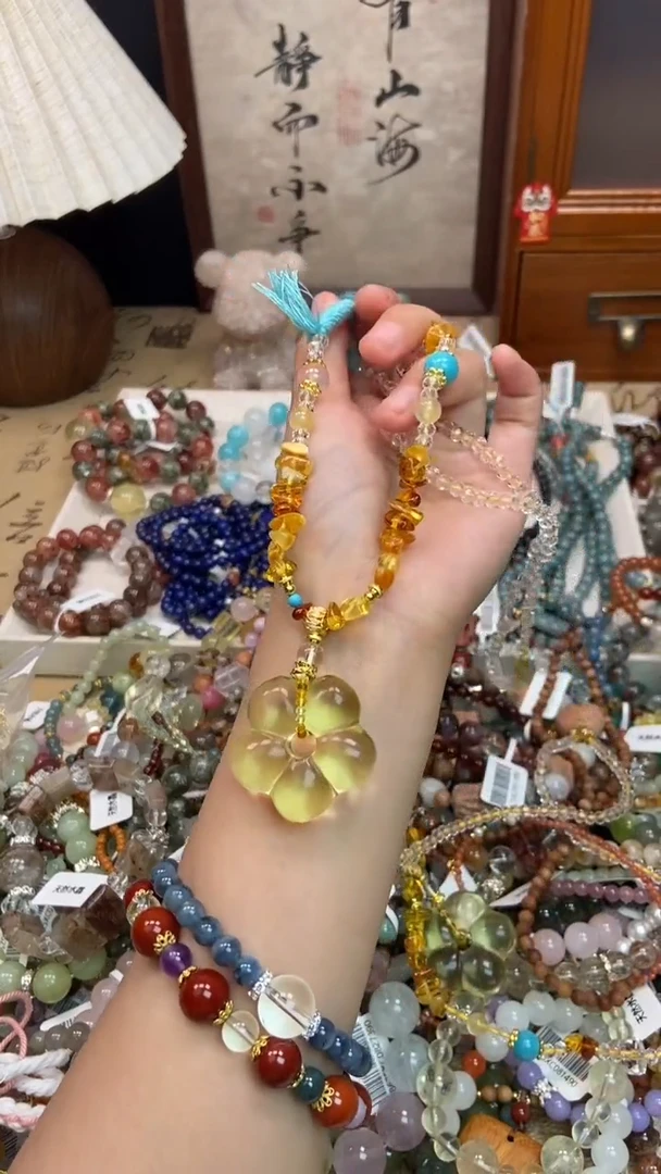 颈饰未镶嵌黄晶269人工压电