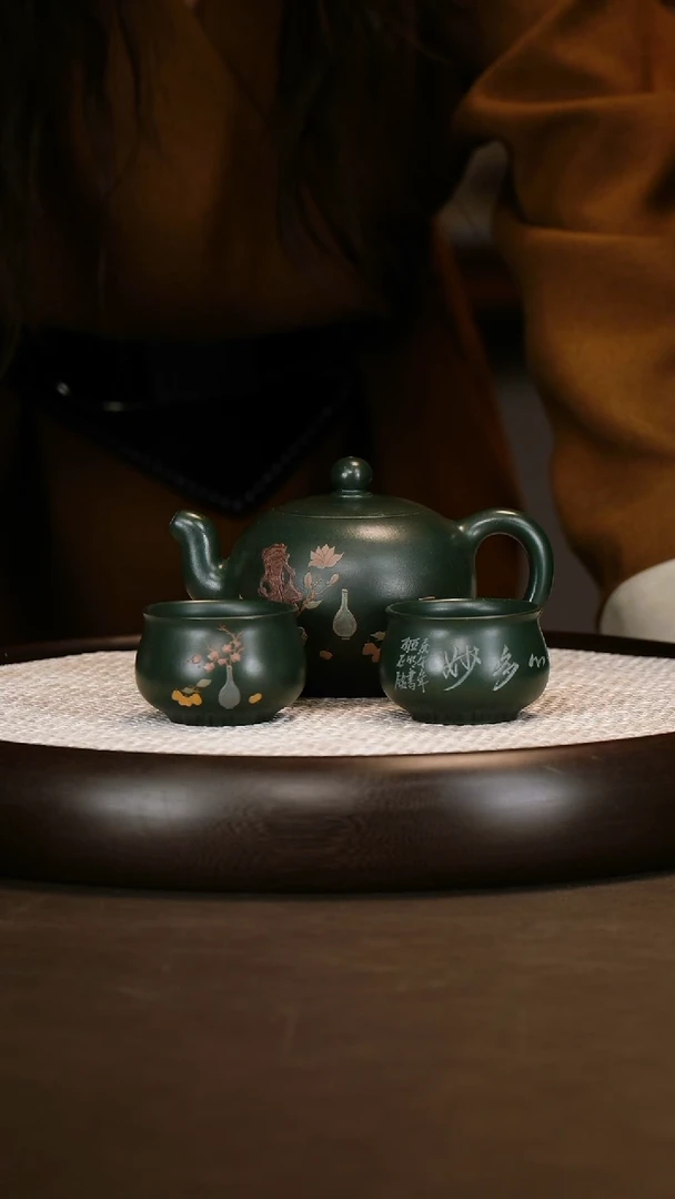 【邵德华】一粒珠 生竹翠 320c+画+山水盆