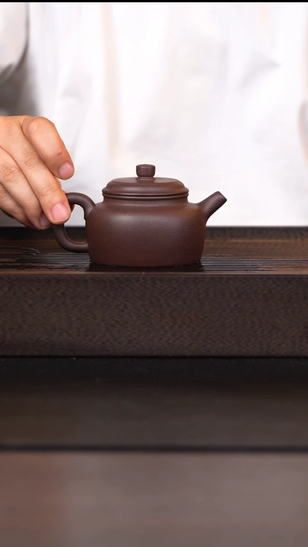 茶壶紫砂大水潭底槽青德钟