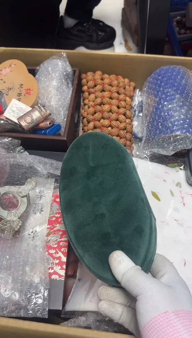 瓷片工艺品杂项勇**心3367