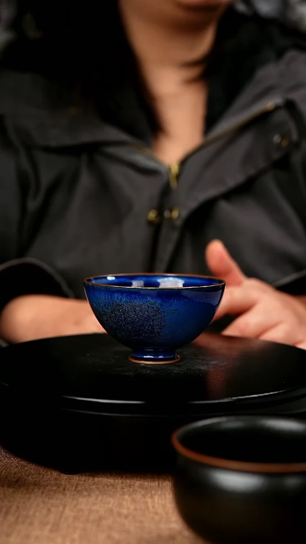 【闪购商品】783#崔小宁一级品原矿钧瓷炉钧釉碗杯