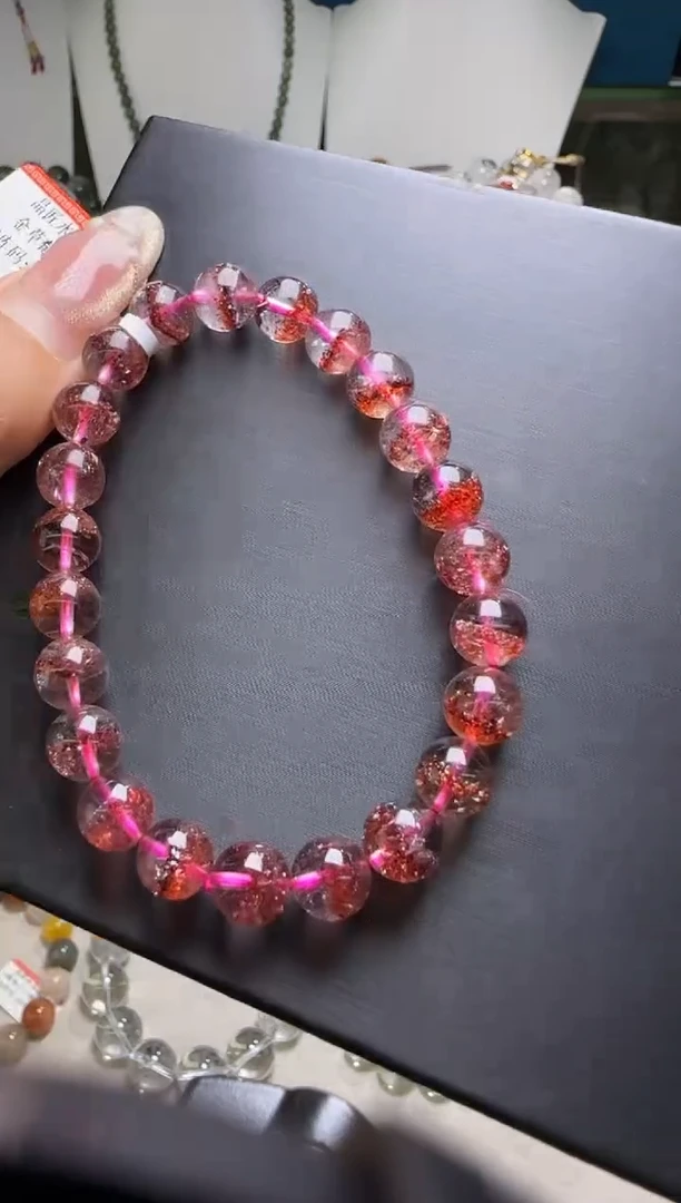 手串未镶嵌水晶金草莓手串7m+ JP49185宋