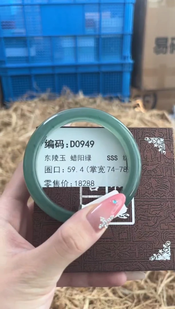 未镶嵌手镯石英质玉D0949