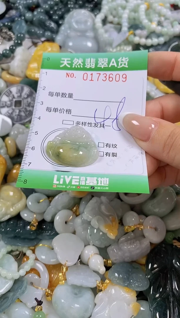 翡翠未镶嵌颈饰闪购0173609