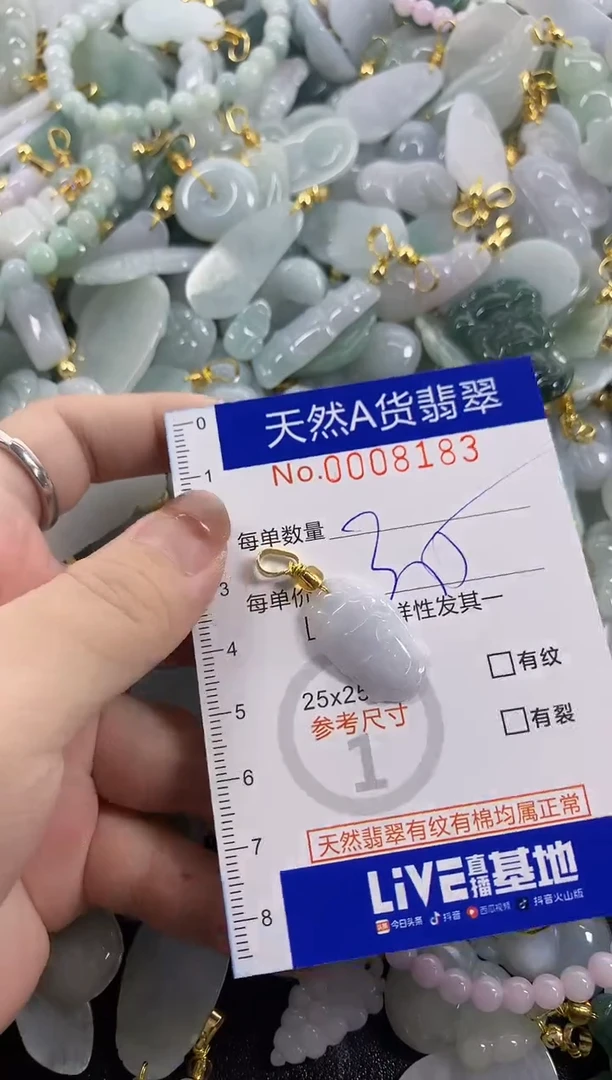 颈饰未镶嵌翡翠天然A货翡翠