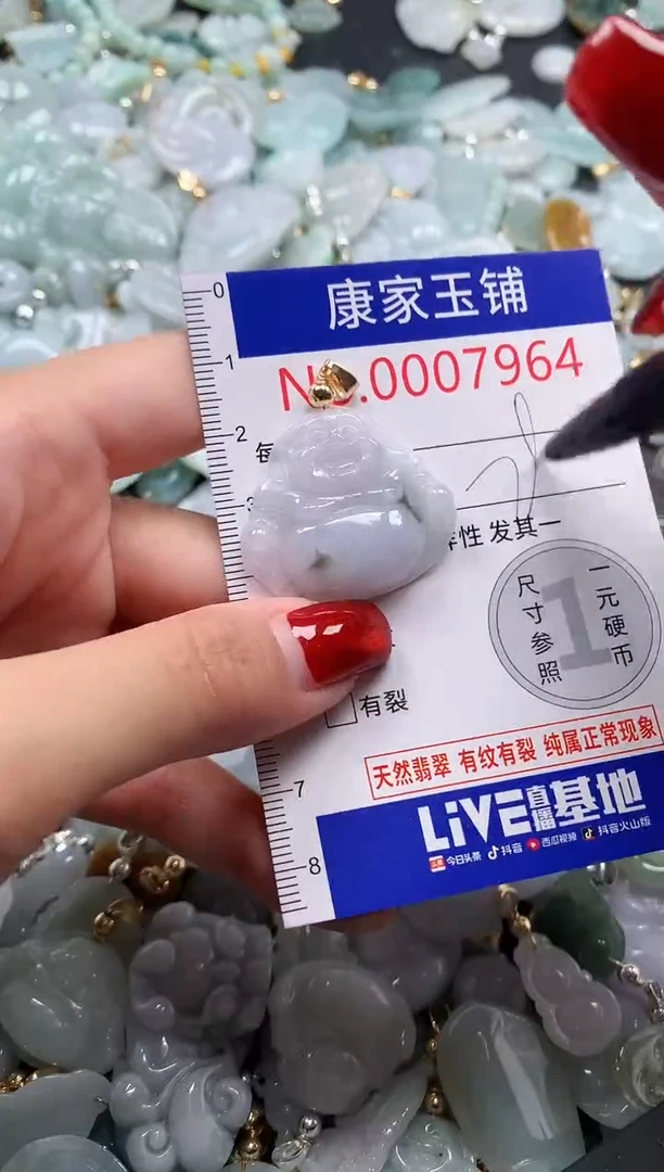 翡翠未镶嵌吊坠(不含链)7964