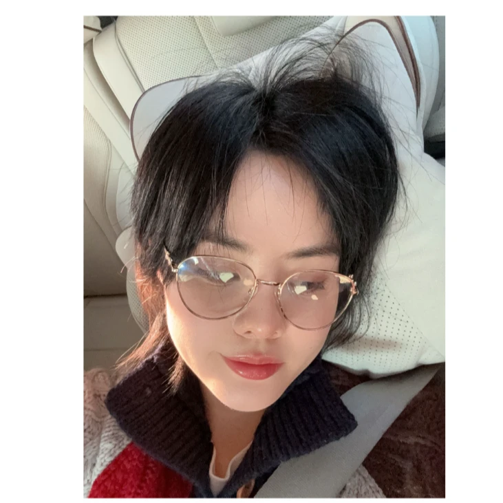 难得遇见的瘦脸高级可换镜片的衣服 24YJ278