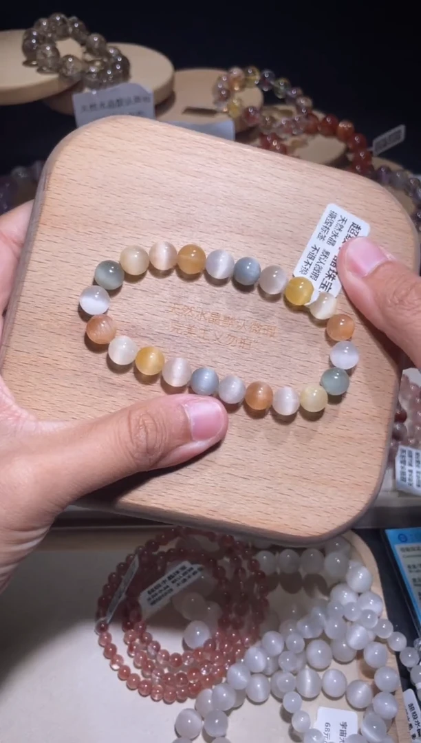 未镶嵌手链水晶154号多样性发一  K 8+