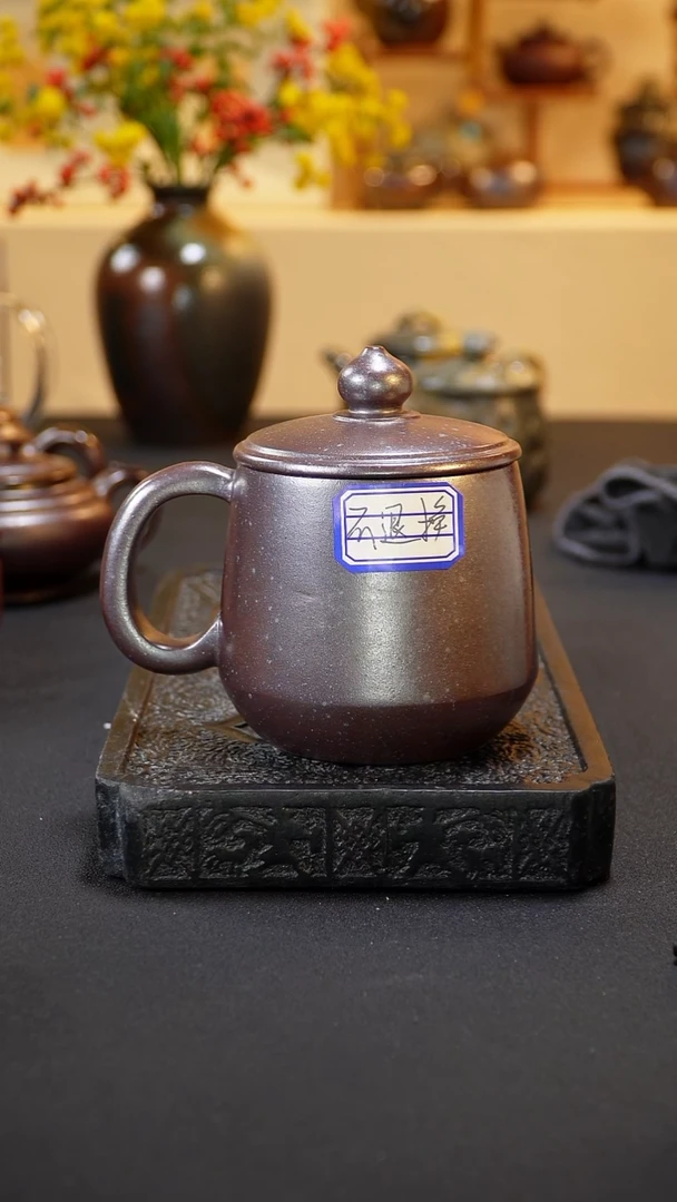 茶壶紫砂纯自然柴烧