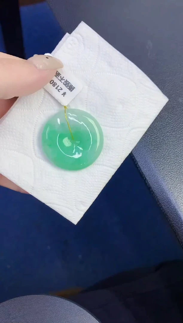 颈饰未镶嵌翡翠缅甸天然翡翠A货