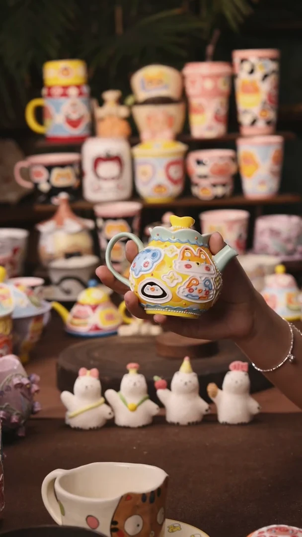 杯子景德镇原创手作陶瓷