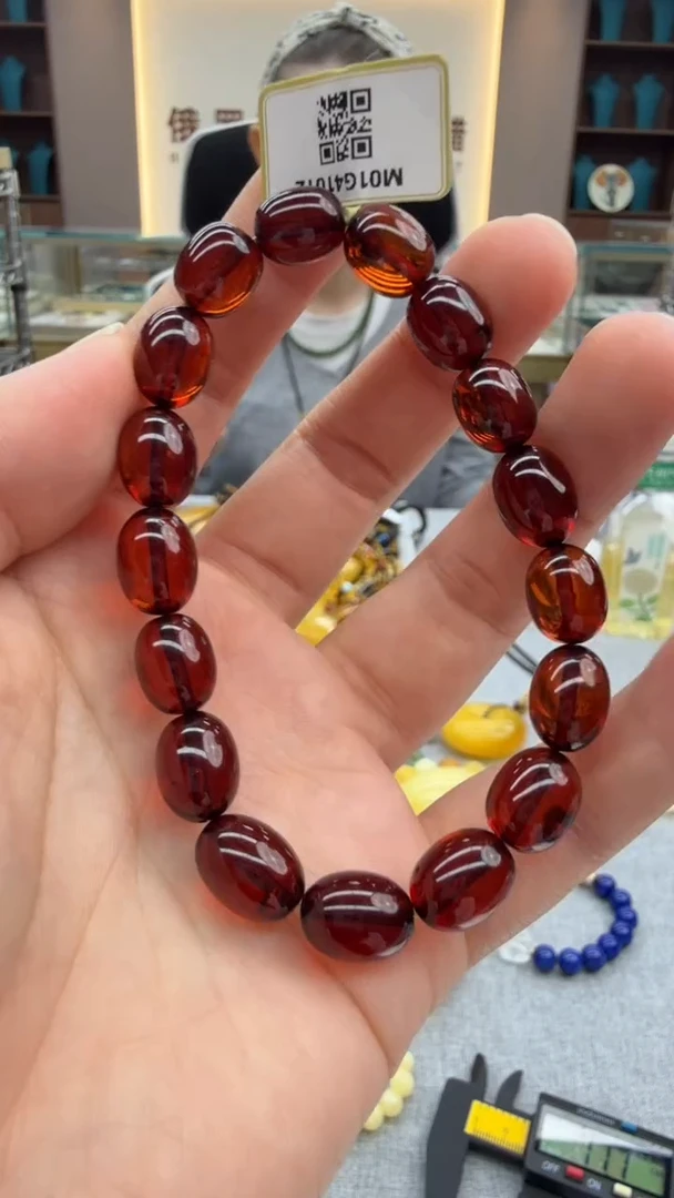 手链琥珀未镶嵌176秒拍号 假一罚三