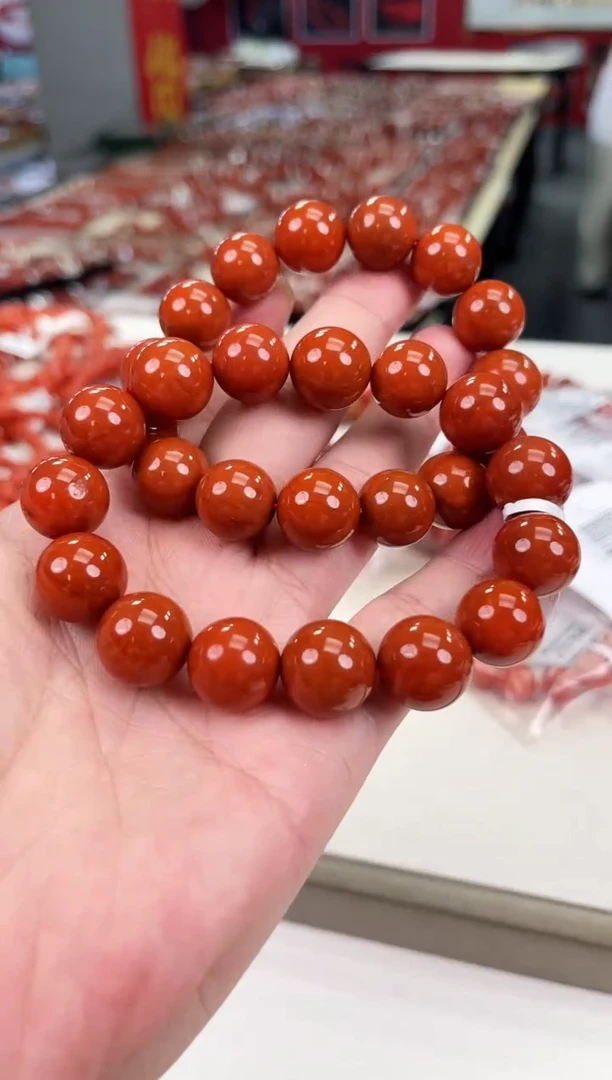 南红玛瑙瓦西手串14+未镶嵌（多样式发其一）