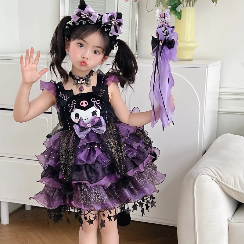 库洛米裙子女夏季冬季连衣裙儿童吊带四季裙公主裙库洛米公主裙