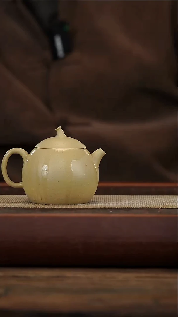 茶壶紫砂本绿茄瓜微瑕
