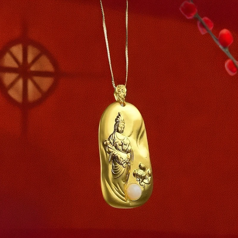 【会翠专属】莲花观音(带皮绳）