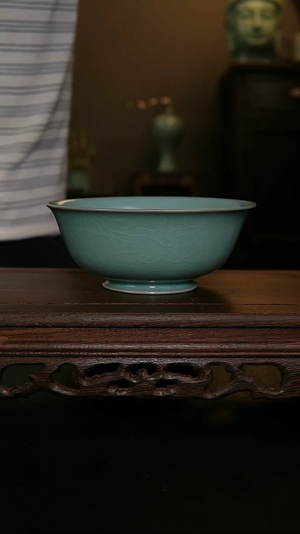 摆件仿古手工宫碗