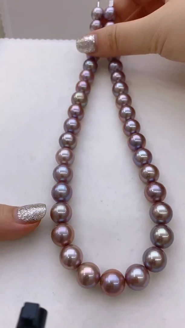 未镶嵌淡水珍珠项链56 10-12mm