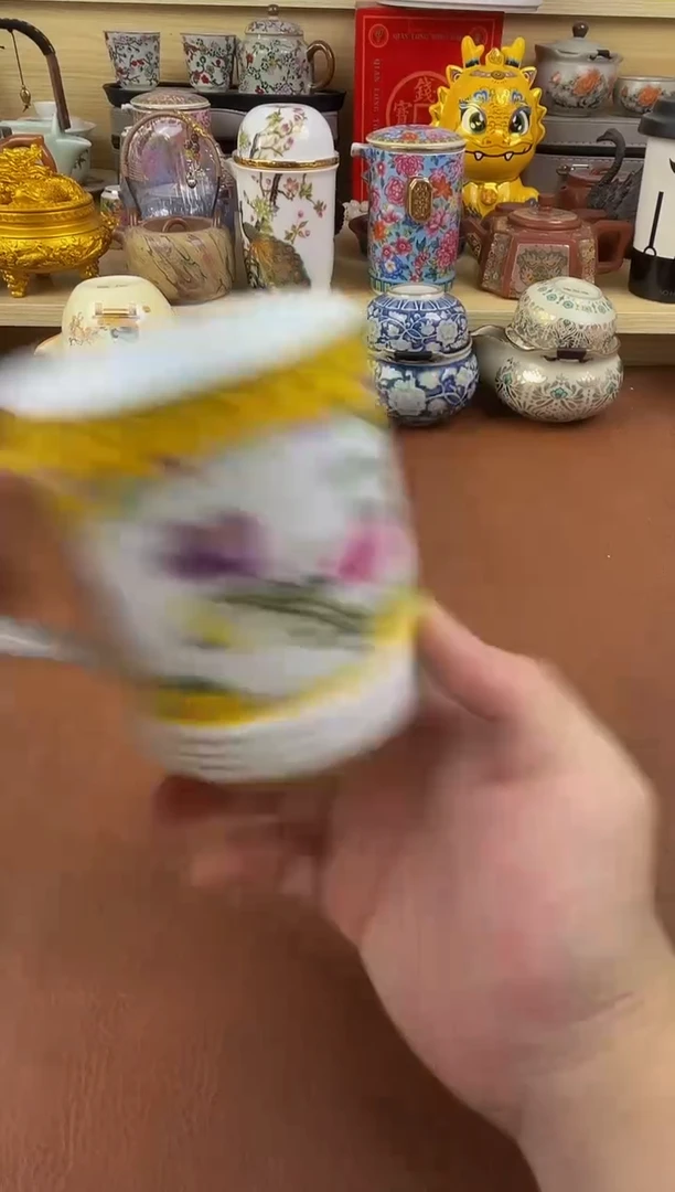 陶瓷茶具摆件旅行套组