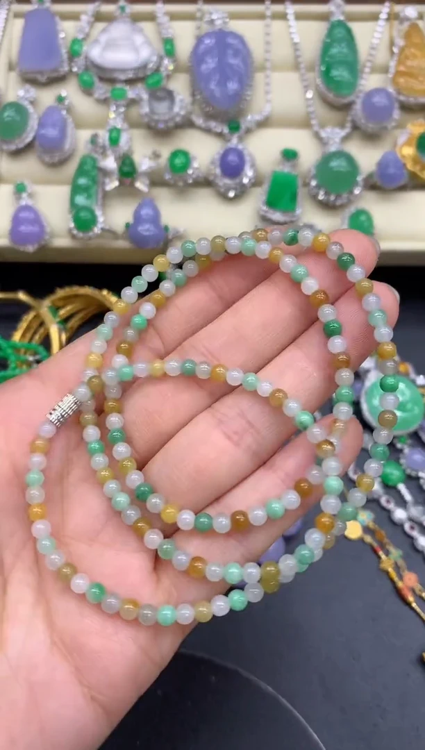 【闪购商品】翡翠手串未镶嵌48-中国好珍宝