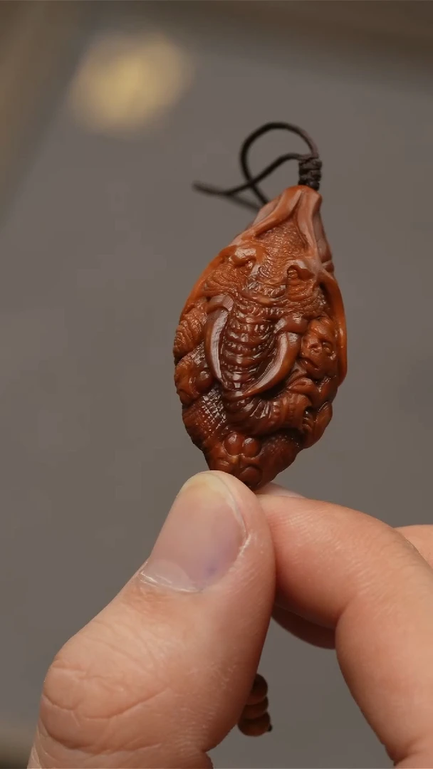 橄榄核吊坠大象单子