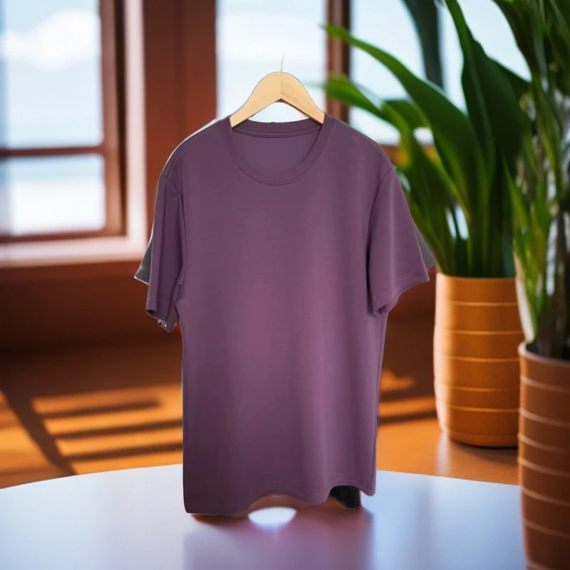 【精潮棉氨纶空气层T恤】夏季休闲宽松百搭空气层T恤H504