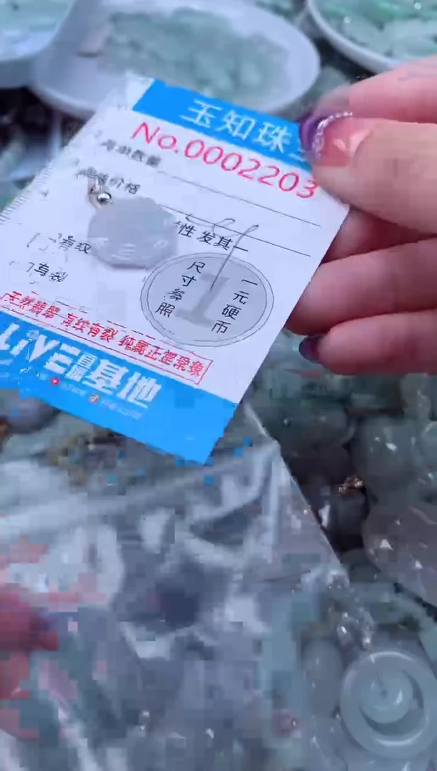 翡翠未镶嵌吊坠(不含链)2203