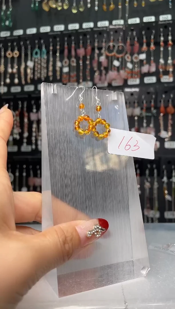 【闪购商品】紫晶耳饰银S925镶嵌喜欢拍