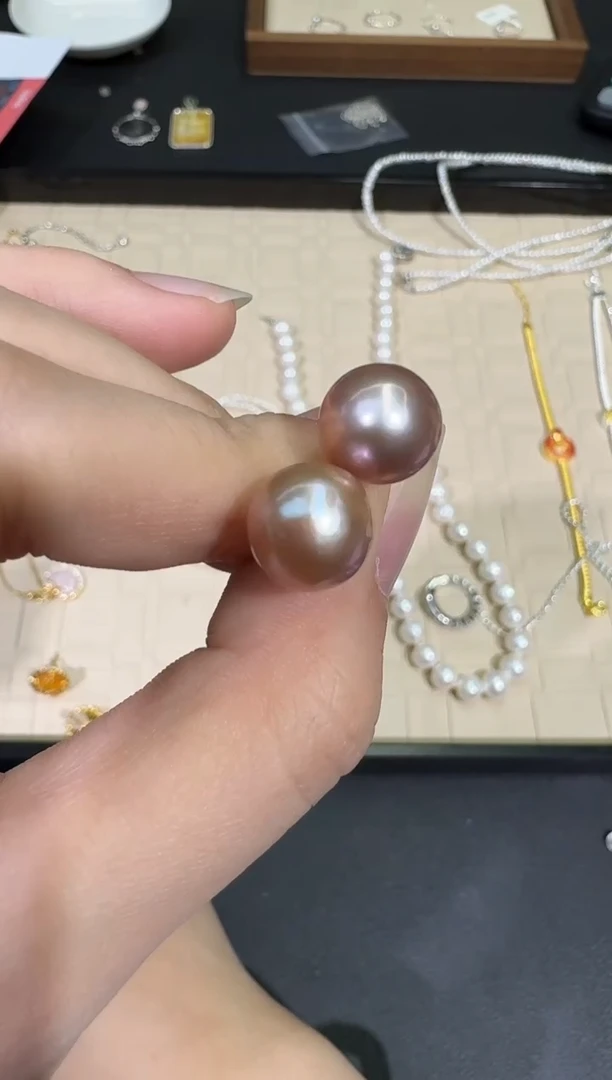 【闪购商品】淡水珍珠耳饰银S925镶嵌X0209-77-32