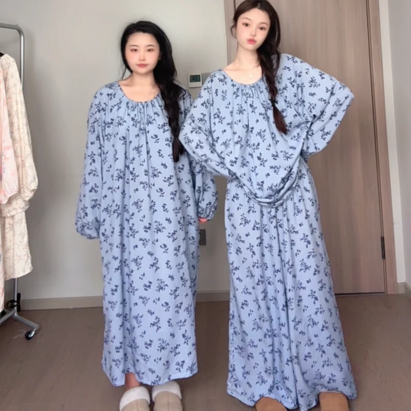 【防凸点有内衬阔腿长袖套装】加大款春秋季棉绸休闲洋气居家服