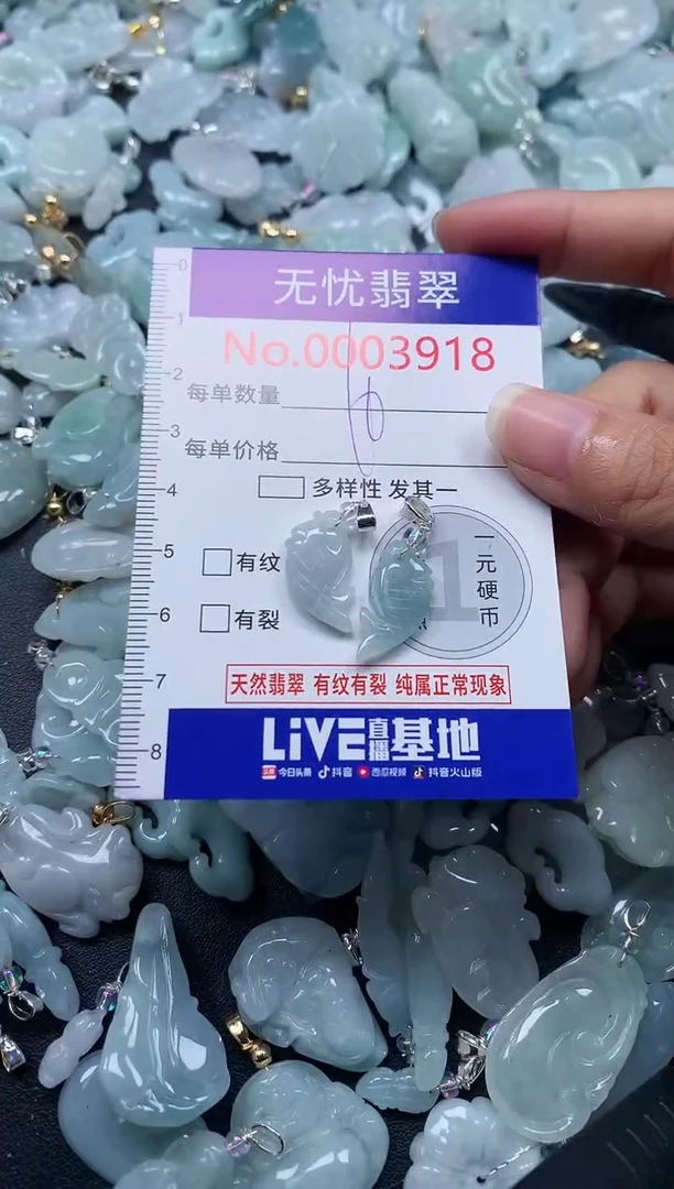 颈饰未镶嵌翡翠3918