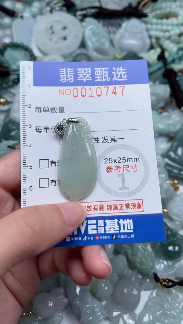 颈饰未镶嵌翡翠10747