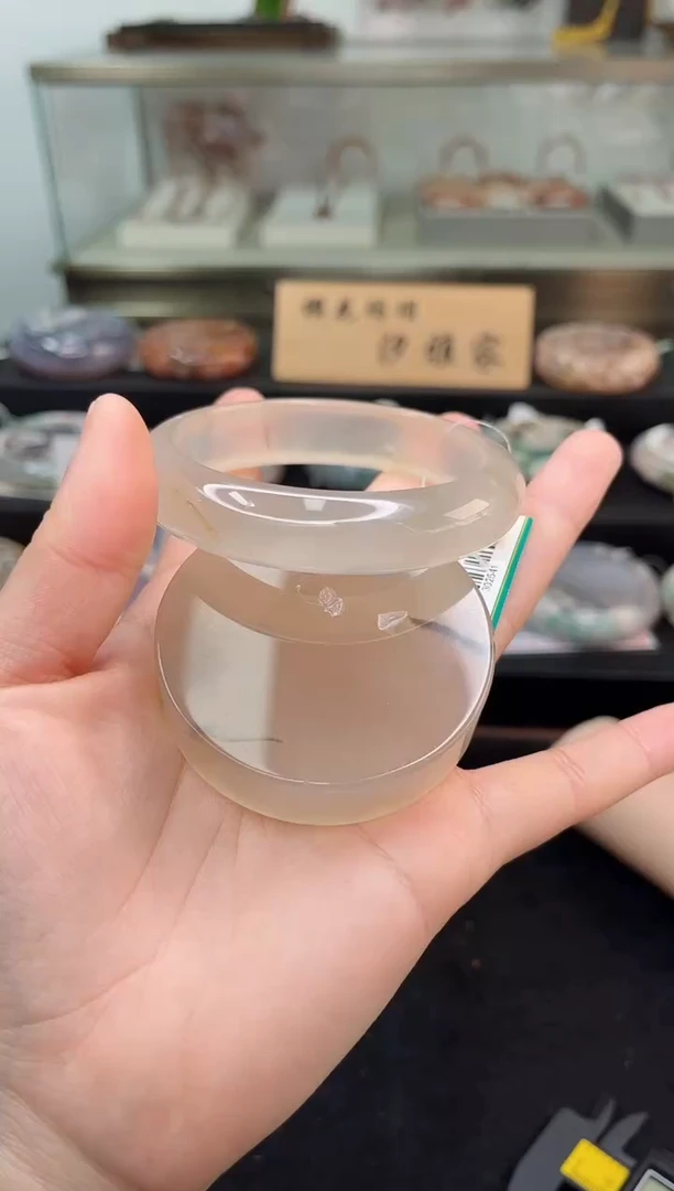 未镶嵌手镯石英质玉62圈口（赠品镯心）302641